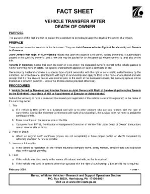 Death And Titles How To Obtain Ownership Of A Deceased Person S Car