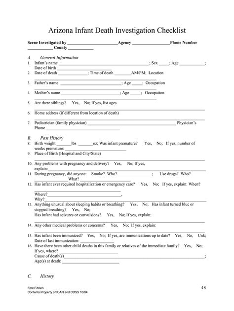 Death Investigation Checklist Fill Online Printable Fillable Blank Pdffiller