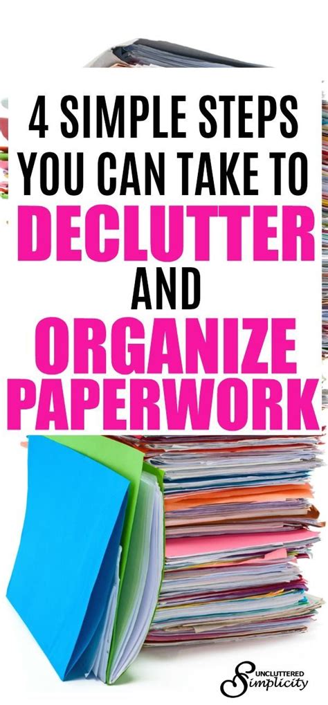 Declutter Paperwork Fast 6 Easy Ways To Reduce Paper Clutter