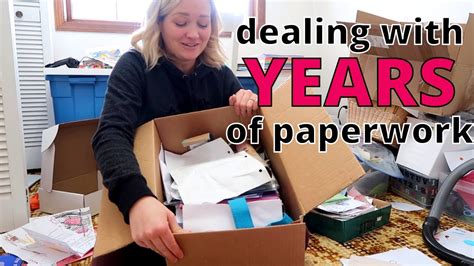 Decluttering Years Of Paperwork Day 8 Spring Declutter Challenge