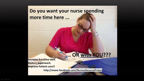 Decrease The Paperwork In Nursing Reduce Paperwork For Nurses To Improve Patient Care Youtube