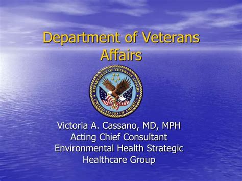 Department Of Veteran Affairs Ppt Download