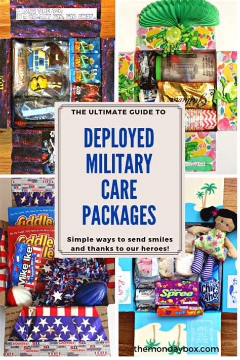 Deployed Military Care Package The Monday Box