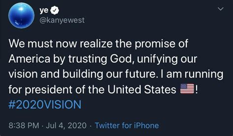 Did Anyone Have Kanye Runs For President On Their Apocalypse Bingo R Goodrisingtweets