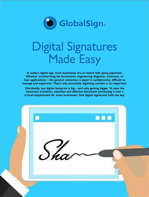 Digital Signatures Made Easy Free Ebook