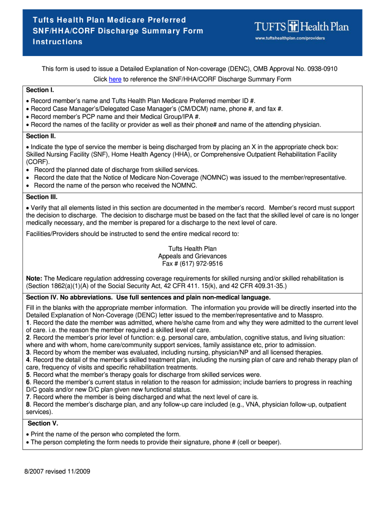 Discharge Summary Format Complete With Ease Airslate Signnow