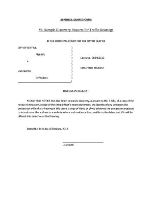 Discovery Request Sample Fill And Sign Printable Template Online