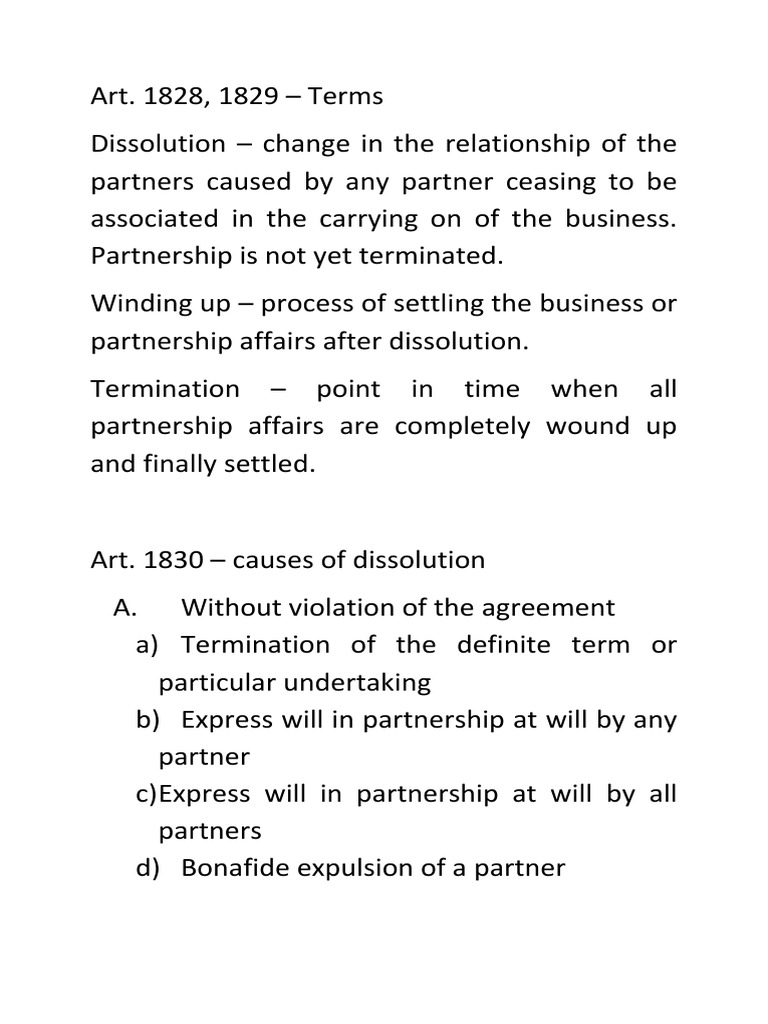 Dissolution And Winding Up Chapter 3 Dissolution And Winding Up