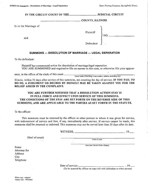 Dissolution Of Marriage Form 20 Free Templates In Pdf Word Excel