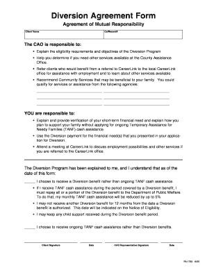 Diversion Paperwork Complete With Ease Airslate Signnow