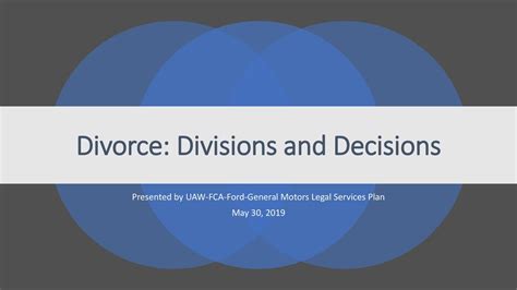 Divorce Divisions And Decisions Ppt Download