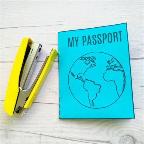 Diy Mini Passport Book Free Printable Make And Takes