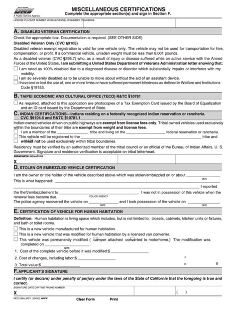 Dmv Form Reg 256A Fill Online Printable Fillable Blank Pdffiller