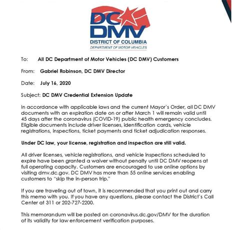 Dmv Letter