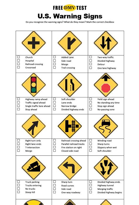 Dmv Permit Drivers Permit Two Way Street Sign Meaning Cdl Traffic