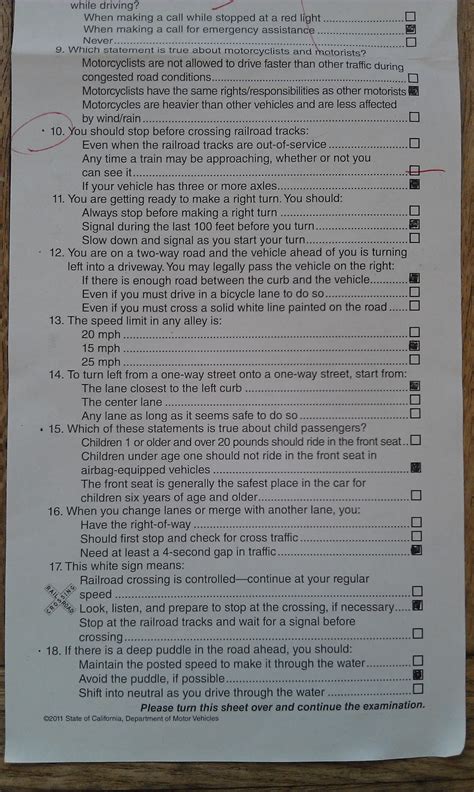 Dmv Permit Test Cheat Sheet Rewaintelligence