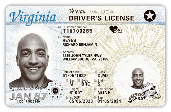 Dmv Presents New Design Of Virginia Driver S License And Id Cards