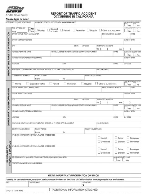 Dmv Sr1 Form Pdf Fill Out Sign Online Dochub