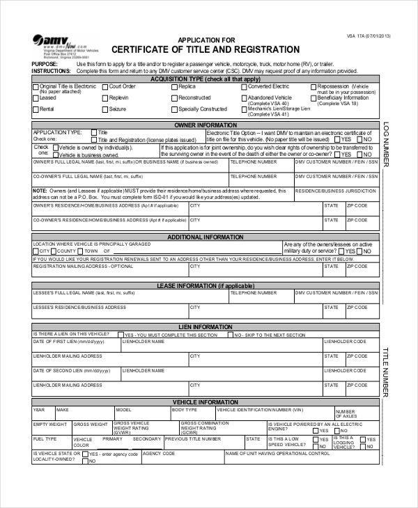 Dmv Title Transfer Form Printable Printable Forms Free Online Riset