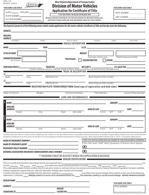 Dmv Title Transfer Form Ri Printable Printable Forms Free Online