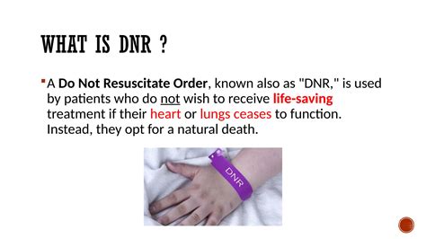 Do Not Resuscitate Dnr Understanding Its Meaning Implications And