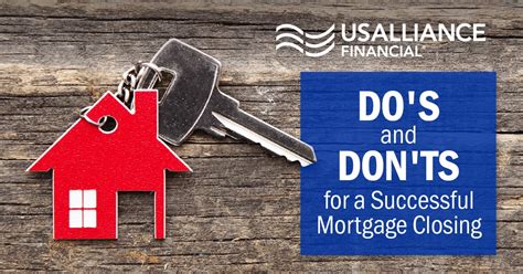 Do S And Don Ts For A Successful Mortgage Closing