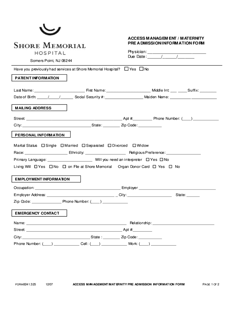 Hospital Paperwork Shows Kids Socials