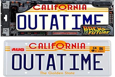 Doctor Collector Collectable Outatime Back To The Future License Plate Replica Wantitall