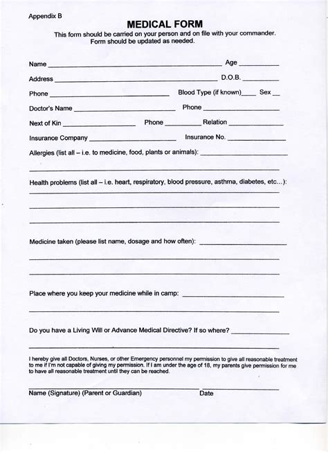 Doctor Forms Printable Printable Forms Free Online