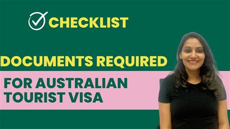 Document Checklist Australia Tourist Visa Subclass 600 Youtube