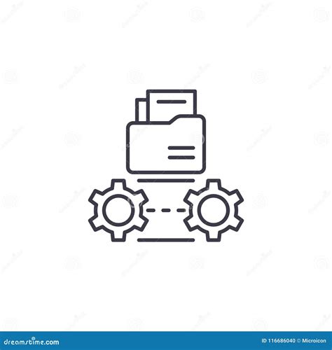 Document Processing Stock Illustration Illustration Of Paperwork