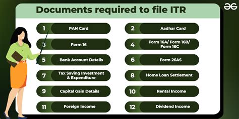 Documents Needed For Itr