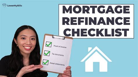 Documents Needed To Refinance Your Mortgage Youtube