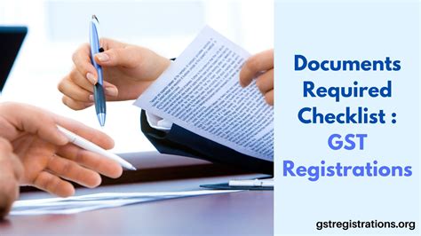 Documents Required Checklist Gst Registration Gstregistrations Org