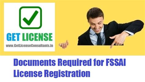 Documents Required For Fssai License Registration Get License Consultants