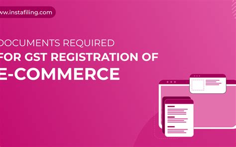 Documents Required For Gst Registration For E Commerce