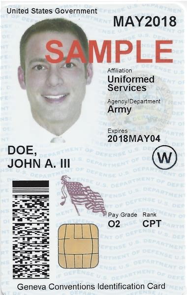 Dod Retired Civilian Employees Id Card Space Defense