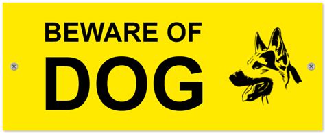 Dog Signs Understanding What Makes Them Important Signlabs Co Uk