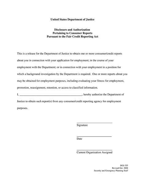 Doj Form Doj 555 2008 Fill And Sign Printable Template Online Us