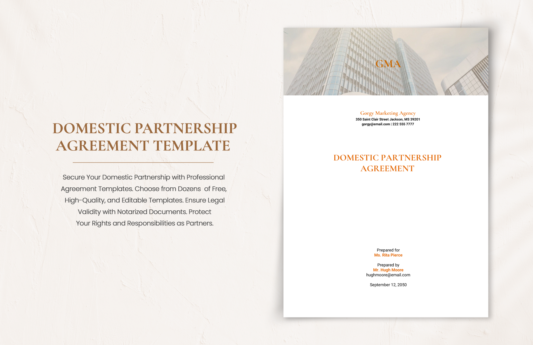 Domestic Partnership Fill And Sign Printable Template Online