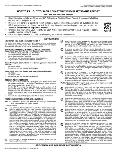 Download Instructions For Form Sar7 Eligibility Status Report Pdf