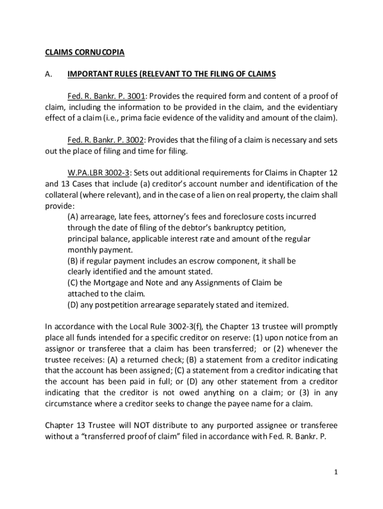 Download Instructions For Official Form 410A Mortgage Proof Of Claim Attachment Pdf Templateroller