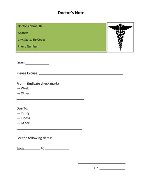 Downloadable Real Urgent Care Doctors Note Grisel Feeney