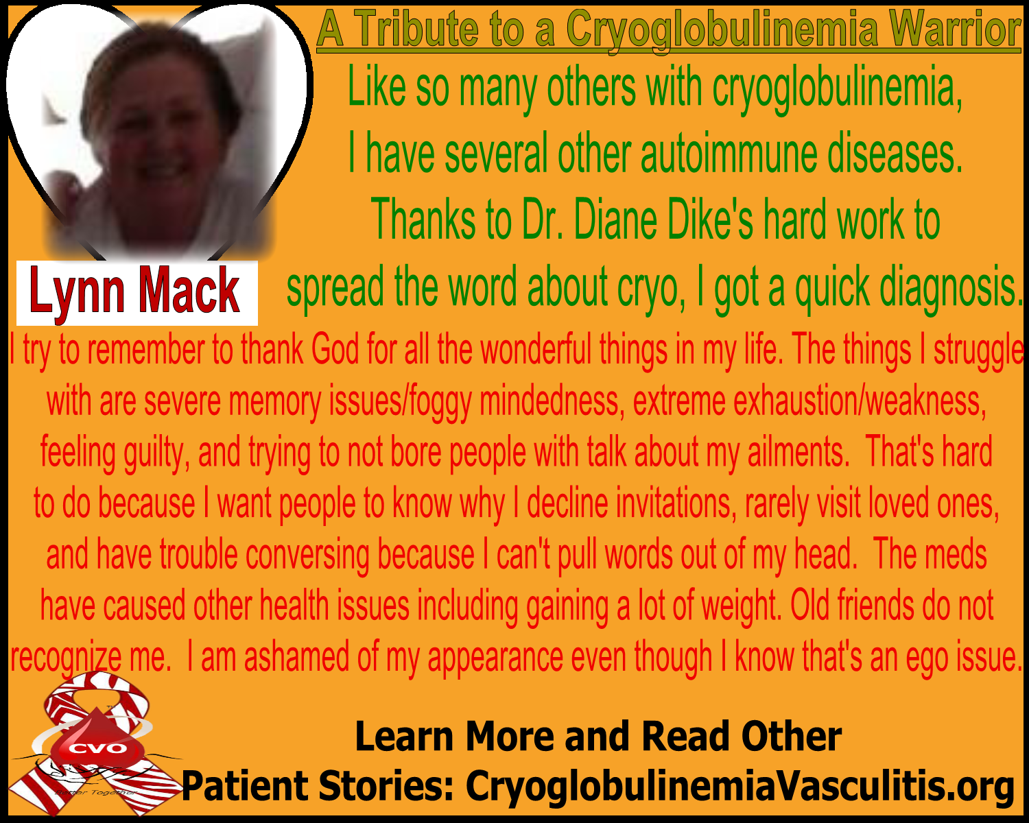 Dr Diane Dike And Friends 501C 3 Nonprofit The Cryoglobulinemia