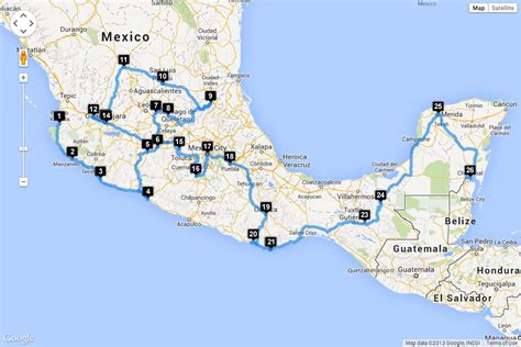 Driving In Mexico Mexican Routes