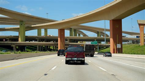 Driving Through The High Five Interchange In Dallas Texas Youtube