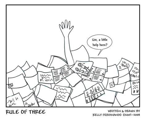 Drowning In Paperwork Hr Humor Taxes Humor Key Drawings Rule Of Three Literacy Coaching