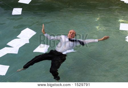 Drowning Paperwork Image Amp Photo Free Trial Bigstock