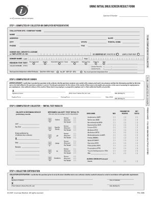 Drug Test Results Maker Fill Online Printable Fillable Blank