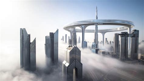 Dubai Of Ma Ale The Ringed Metropolis Will Surround The Tallest